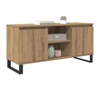 vidaXL Gabinete de TV Roble Artesanal 104 x 35 x 50 cm, Mueble para TV Rectangular Moderno, Unidad de Almacenamiento Durable, Estilo Minimalista para tu Sala