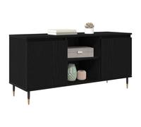 vidaXL Gabinete de TV 104 x 35 x 50 cm Roble Negro
