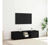 vidaXL Gabinete TV Roble Negro 140×38,5×36 cm – Moderno, Consola minimalista