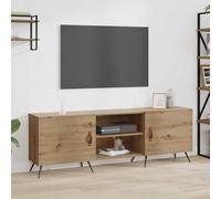 vidaXL Gabinete de TV Roble Artisan – 150 x 30 x 50 cm, Madera aglomerada, con organizador elegante
