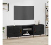 vidaXL Gabinete de TV 150 x 30 x 50 cm Roble negro, moderno y minimalista