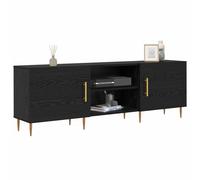 vidaXL Gabinete de TV 150 x 30 x 50 cm Roble negro, moderno y minimalista