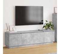 vidaXL Gabinete de TV Gris Concreto 180 x 38 x 49 cm Armario de Pared Multifuncional