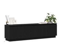 vidaXL Gabinete de TV LED Roble Negro 180×38×49 cm – Mueble multifuncional para sala