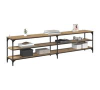 vidaXL Gabinete de TV 200 x 30 x 50 cm Roble Artisan