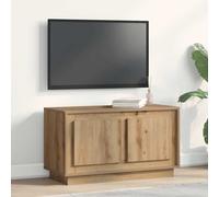 vidaXL Gabinete de TV 80 x 35 x 45 cm Roble artisan