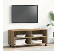 vidaXL Gabinete TV 90 x 35 x 40,5 cm Marrón Madera contrachapada
