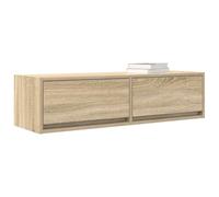 vidaXL Gabinete de TV con cajón Roble Sonoma 100 x 31 x 25,5 cm, Soluciones de Almacenamiento para Sala, Muebles de TV Modernos, Unidades montadas, estantes funcionales, organizadores Elegantes