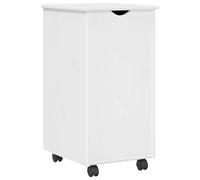 vidaXL Gabinete rodante 34 x 39 x 65,5 cm Madera de Pino Macizo