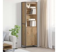 vidaXL Gabinetes Altos Roble artisan 60 x 36 x 200 cm