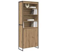 vidaXL Gabinetes Altos Roble Artisan 79 x 36 x 200 cm