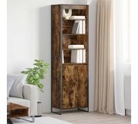 vidaXL Gabinetes Altos Roble Humo 60 x 36 x 200 cm