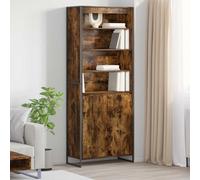 vidaXL Gabinetes Altos Roble Humo 79 x 36 x 200 cm