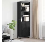 vidaXL Gabinetes Altos Roble Negro 60 x 36 x 200 cm