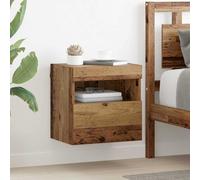 vidaXL Gabinetes de pared para TV 2 uds. Madera Vieja