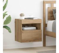 vidaXL Gabinetes de pared para TV 2 uds. Roble artisan