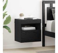 vidaXL Gabinetes de pared para TV 2 uds. Roble Negro
