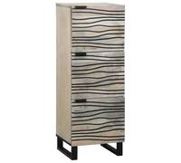 vidaXL Gabinetes y estantes de Almacenamiento de Medios Blanco y Negro