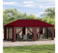 vidaXL Gazebo de jardín con paredes laterales 6 x 3 m Burdeos Bordeaux