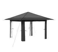 vidaXL Gazebo sin Pared Lateral Gris Claro y Antracita