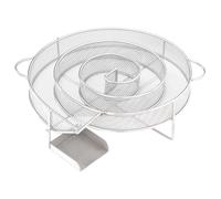 vidaXL Generador de humo frío redondo acero inoxidable 19,5 cm