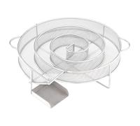 vidaXL Generador de humo frío redondo acero inoxidable 19,5 cm