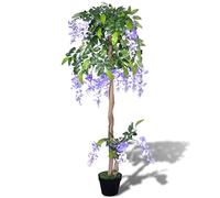 vidaXL Glicina Artificial en Maceta de 120 cm de Alto