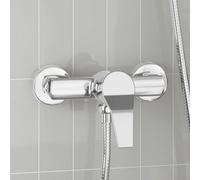 vidaXL Grifo Mezclador de Ducha Cromado G 1 / 2 pulgadas Latón