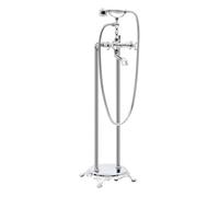 Vidaxl grifo para bañera de pie acero inoxidable plateado 99,5 cm