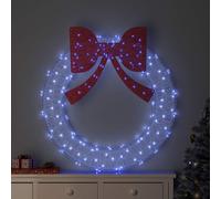 vidaXL Guirnalda con 150 LEDs azules, 120 cm, de acrílico