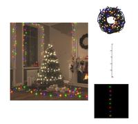 vidaXL Guirnalda de luces LED con 2000 LEDs, multicolor, 200 metros, PVC - Iluminación navideña