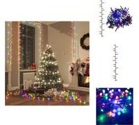 vidaXL Guirnalda de luces LED con 2000 LEDs, multicolor, 45 metros, de PVC - Iluminación navideña