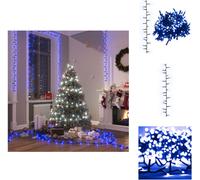 vidaXL Guirnalda de luces LED con 3000 LEDs azules, 65 metros, PVC - Iluminación navideña