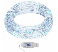 vidaXL Guirnalda de micro luces LED 40 m 400 LED blanco cálido