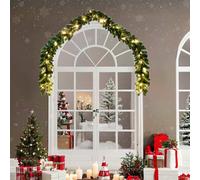 vidaXL Guirnalda de Navidad 2 uds. 600 LED Verde 20 m PVC