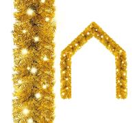 vidaXL Guirnalda de Navidad con luces LED dorado 5 m