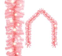 vidaXL Guirnalda de Navidad con luces LED rosa 20 m 20 m