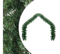 vidaXL Guirnalda de navidad PVC 20 m Verde 20 m