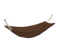 vidaXL Hamaca Colgante de Jardín de Tela 260x150cm Tumbona Columpio Color Marrón, Crema, y mas