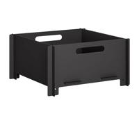 vidaXL Hoguera Negro 40 x 40 x 20 cm Acero
