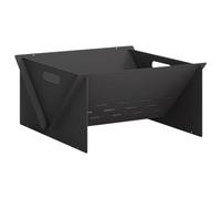 vidaXL Hoguera Negro 40 x 40 x 20 cm Acero