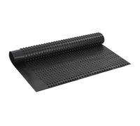 vidaXL Hoja de Drenaje Acanalada Negro 1 x 10 m HDPE