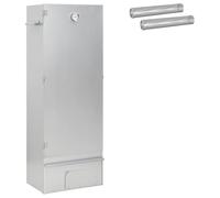 vidaXL Horno Ahumador 3 uds. 44,5 x 29 x 110 cm Acero galvanizado