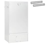 vidaXL Horno Ahumador 3 uds. 44,5 x 29 x 83 cm Acero galvanizado