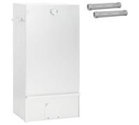 vidaXL Horno Ahumador 3 uds. 44,5 x 29 x 83 cm Acero galvanizado