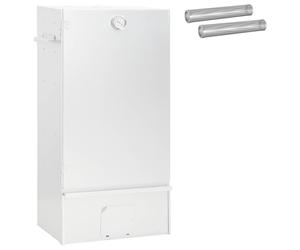 vidaXL Horno Ahumador 3 uds. 44,5 x 29 x 83 cm Acero galvanizado