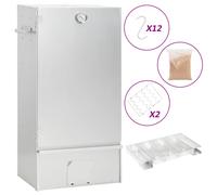 vidaXL Horno ahumador de BBQ con generador humo frío acero galvanizado