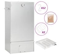 Horno Ahumador De Bbq Con Generador Humo Frío Acero Galvanizado Vidaxl