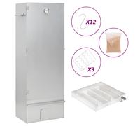vidaXL Horno Ahumador de BBQ con Generador Humo Frío Parrilla Acero Galvanizado Dimensiones 44.5x29x83 cm (21x21x4.5 cm), 44.5x29x83 cm (27x27x4.5 cm), 44.5x29x110 cm (27x27x4.5 cm) y mas