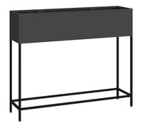 vidaXL Huerto Elevado 100x26x82 cm Acero Negro
